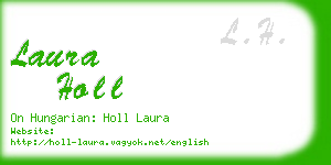 laura holl business card